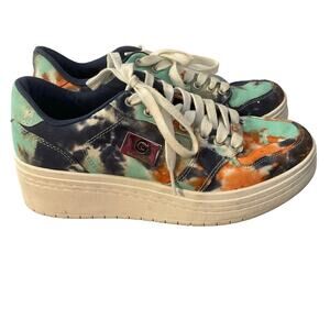 G By Guess Size 8.5 M Tie Dye Sneakers Excellent
